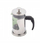French press Kinghoff KH-4840, 0.6L, inoks dhe xham, argjend