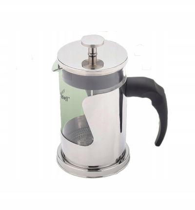 French press Kinghoff KH-4840, 0.6L, inoks dhe xham, argjend