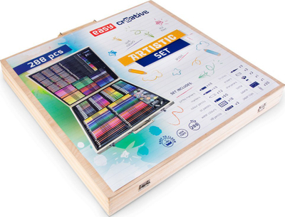 Set kreativ vizatimi Creative Art Set EASY, 288 pjesë, shumëngjyrësh