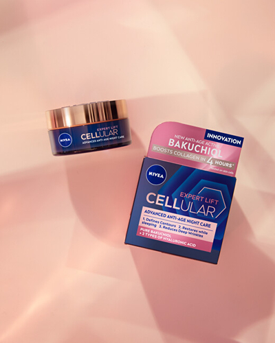 Krem e natës Nivea Hyaluron Cellular Filler, 50 ml
