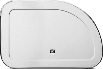 Kuti buke Brabantia Roll Top, çelik inox mat, ngjyrë argjendtë