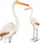 Figurë dekorative trumcë hekuri DECORATIVE CRANE, 91cm, shumëngjyrëshe