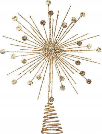 Stoli maje peme Feeric Lights & Christmas Glazed Chestnut, çelik 100%, 27cm, e artë