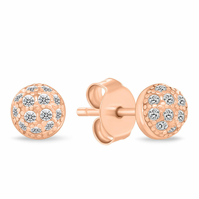 Set vathë për femra Brilio Silver SET297R, 3 palë, ari rozë