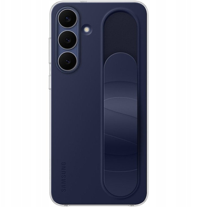 Mbulesë telefoni Samsung Standing Grip Case për Galaxy S25 FE, me kllapë për me e mbajt në këmbë, Mystic Blue