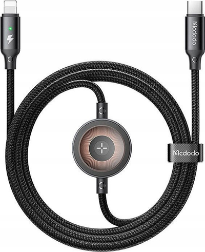 Kabllo karikimi Mcdodo CA-5680, USB-C në Lightning 2 në 1, 36W, 1.5m, e bardhë