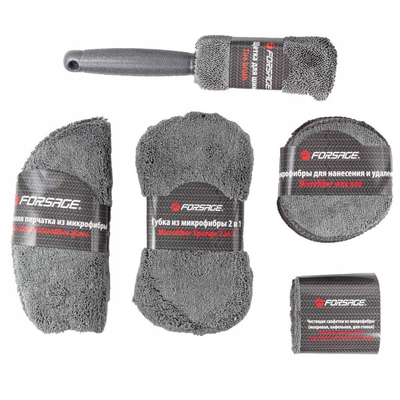 Set pastrimi veture Forsage 52209, leckë sfungjer furçë dorëzë, shumëpjesësh