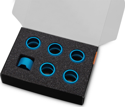 Set unazash kompresioni EK Water Blocks EK-Quantum Torque STC 16, 6 copë, alumin, blu