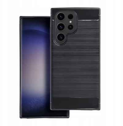 Футрола карбон за телефон Motorola G35 5G, заштитна, црна