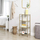 Raft metal Selsey Shelf Rack LGT28G, 4 rafta xhami, ngjyrë ari