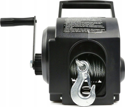 Vinç elektrik portativ Carpoint, 12V, 907kg, gri