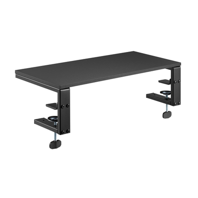 Основa за монитор V7 Riser Stand, со маса со стега, црна