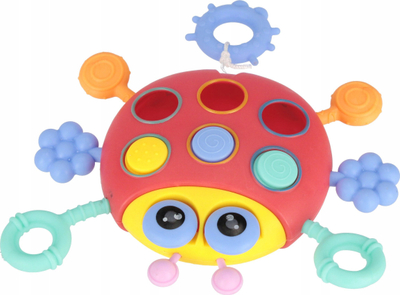 Lodër shqisore BamBam Ladybug 541611, për foshnje, shumëngjyrëshe