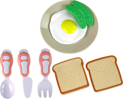 Set lodrash kuzhine Leantoys Kitchen Accessories, mikser edhe tostier, për kalamoj 3+, blu