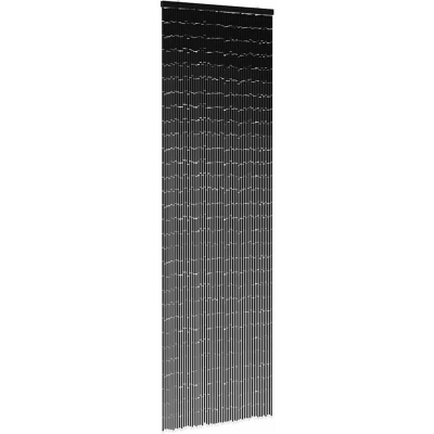 Perde dere kundër insekteve VidaXL Bamboo, 56x185 cm, gri e errët