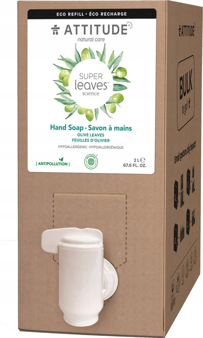 Течен сапун за раце Attitude Super Leaves Olive Leaves, 2L, природен