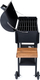 Grill elektrik DM_GRILL GR-017-2, sipërfaqe gatimi e gjerë, shpërndarje e barabartë nxehtësie, i zi