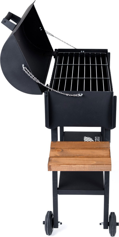 Grill elektrik DM_GRILL GR-017-2, sipërfaqe gatimi e gjerë, shpërndarje e barabartë nxehtësie, i zi