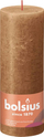 Qirinj dekorativë pilier Bolsius Shine, set me 4 copë, 190x68mm, ngjyrë brown spice