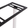 Bazë tavoline bar HM480.02, metal, 80x40x108 cm, e bardhë mat