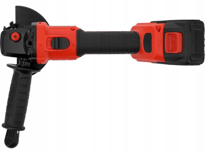 Mulli këndor Yato 18V, 125mm, 2x4.0Ah, i kuq e zi