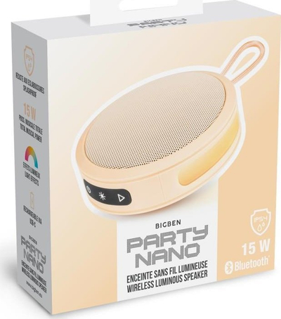 Пренослив звучник BigBen Party Nano, Bluetooth, 3.5W, црн