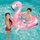 Pluskuese me doreza Bestway Flamingo, 127x127cm