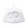 Pjatë gjalpi Tassen Cocoon Mood, porcelan, e bardhë