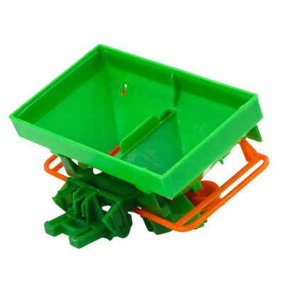 Lodër traktor me rimorkio seeder, 34cm, jeshil