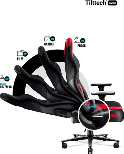 Karrige Diablo X-Player 2.0, XL, e zezë/kuqe