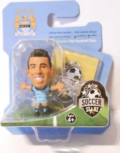 Figurinë SoccerStarz Manchester City Sergio Aguero, Home Kit 2016, shumëngjyrëshe