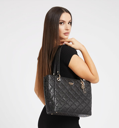 Çantë dore Guess mGU2651, e zezë