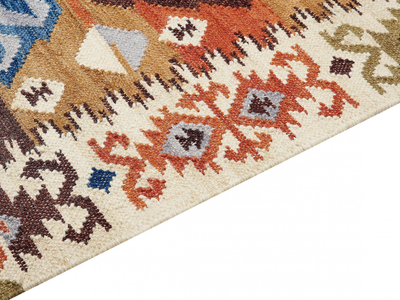 Tapet leshi VOSKETAP Wool Kilim, 160 x 230 cm, shumëngjyrësh