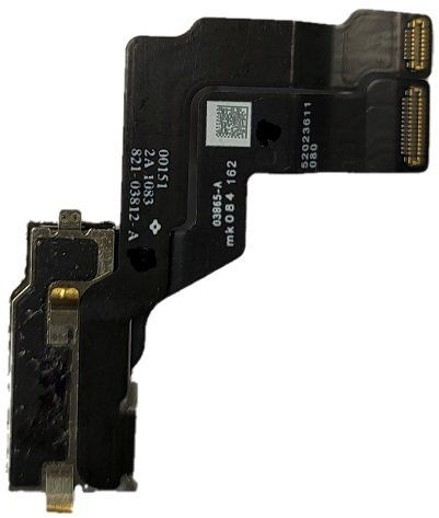 Kamerë e përparme OEM Apple iPhone 14 Pro Max, pjesë këmbimi, e zezë