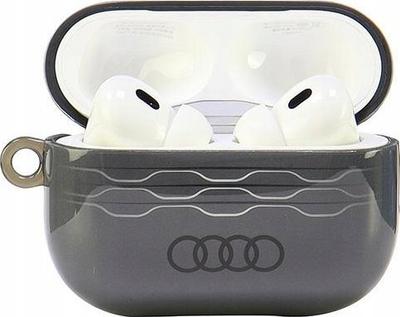 Kapak për kufje Audi IML, AirPods Pro 2, me figura gjeometrike, gri
