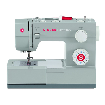 Makina qepëse Singer Heavy Duty 4423, 23 qepje, futës automatik perit, gri