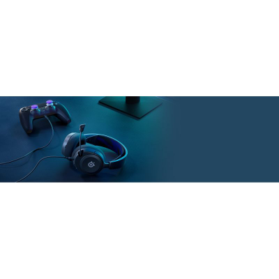 Kufje gaming SteelSeries Arctis Nova 1P, me mikrofon, me kabllo, të zeza
