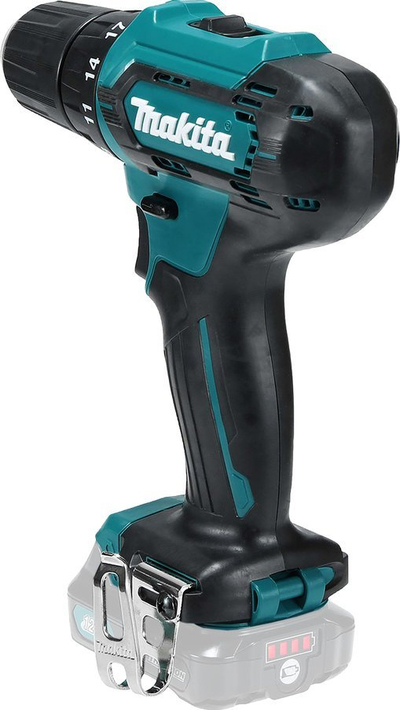 Stërvitëse pa kabllo Makita DF333DZJ, 12V, 1700 RPM, blu me të zezë