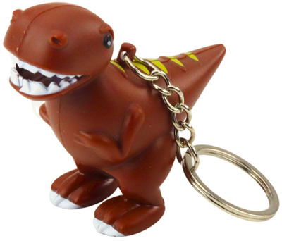 Varëse çelësash dino me LED dhe zëra, shumëngjyrëshe