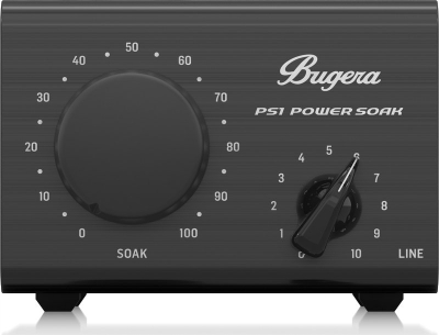 Attenuator fuqie Bugera PS1 Power Soak, deri 100W, dalje e emuluar mikrofoni, i zi