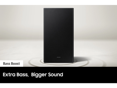 Soundbar-Subwoofer Samsung HW-B650/EN, 430W 3.1CH, bluetooth wireless