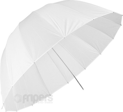 Çadër difuzuse drite Aurora U-160B, parabolike, 160cm, e bardhë transparente