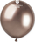 Balona latex Gemar 19 Shiny, 25 copë, metallic, rose gold