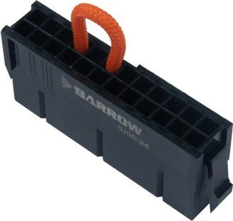 Përshtatës bridge Barrow GJQD-24 V2, 24 pin ATX, për furnizim rryme, i zi
