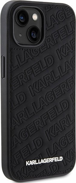 Mbulesë telefoni Karl Lagerfeld KLHCP15MPQKPMK, për iPhone 15 Plus 14 Plus 6.7", e zezë
