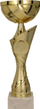 Kupë dekorative RAMAR 8340F, metal, 21cm, ngjyrë ari