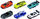 Makina lodër die cast Deluxe Cars 1/64, metal dhe plastikë, shumëngjyrëshe