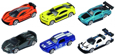 Makina lodër die cast Deluxe Cars 1/64, metal dhe plastikë, shumëngjyrëshe