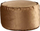 Pouf Gift Decor, poliester me polistiren, 60 x 35 x 60 cm, bezhë