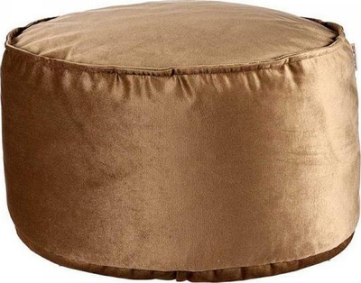 Pouf Gift Decor, poliester me polistiren, 60 x 35 x 60 cm, bezhë